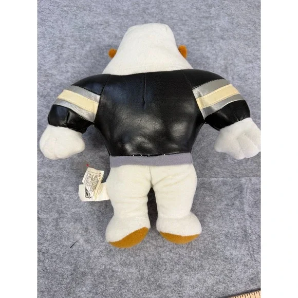 2001 NFL Oakland / Las Vegas Raiders Plush Stuffed Gorilla Team Jacket 9" RARE - Picture 2 of 5
